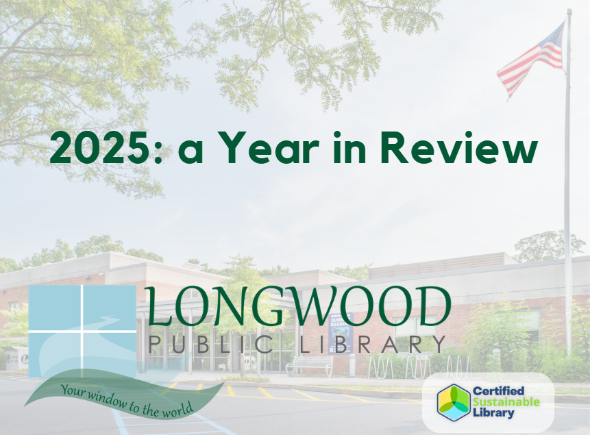 Photo of the library with the title 2025 a year in review