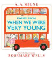 Cover image for Poems from When We Were Very Young