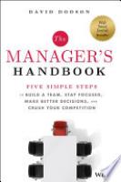 Cover image for The Manager's Handbook