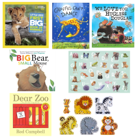 Animals All Around Stories on the Go Kit
