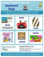 Family Storytime Kit: Backyard Bugs