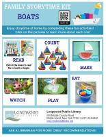 Family Storyitme Kit: Boats