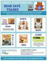 Family Storytime Kit: Bear Says Thanks