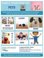 Family Storytime Kit: Pet Pals