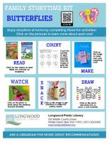 Butterflies Family Storytime Kit