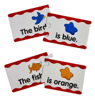 Simple Sentence Color Words Match-Ups Kit