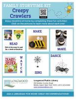 Creepy Crawlers Family Storytime Kit