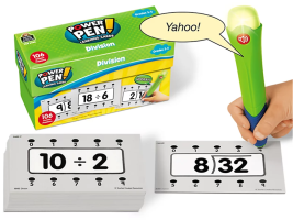 picture of power pen with division cards.