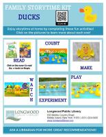 Ducks Family Storytime Kit