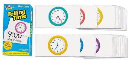 Telling Time Flash Cards Kit