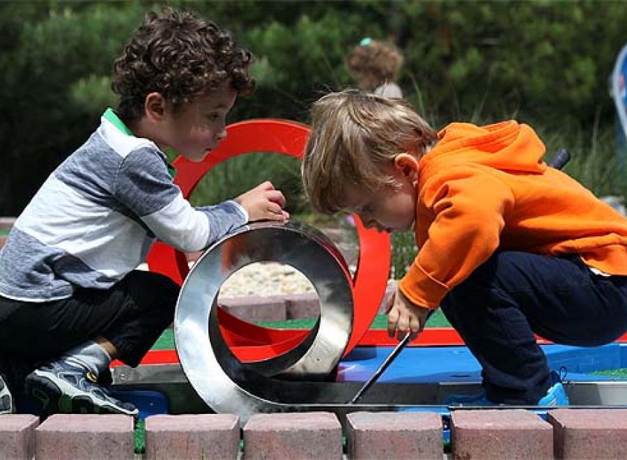 Children Playing Golf