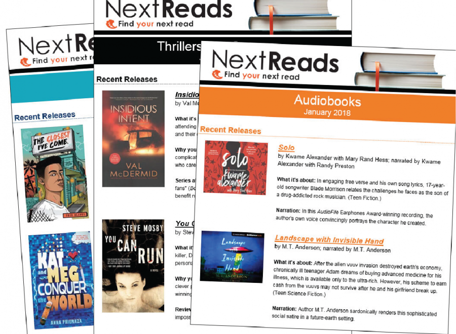 NextReads newsletter