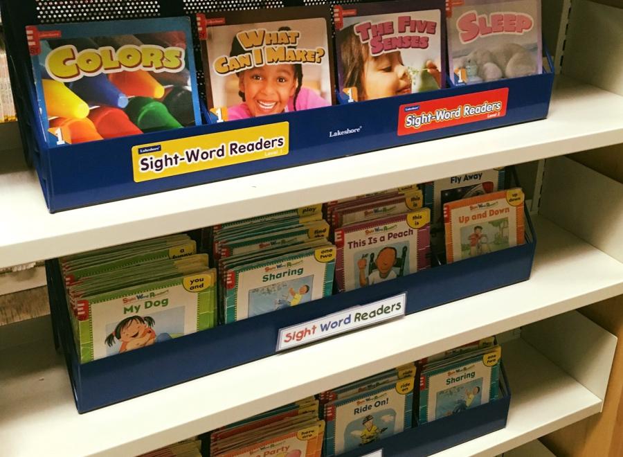 Sight Word Readers shelf