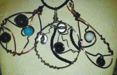 Beaded Wire Necklace