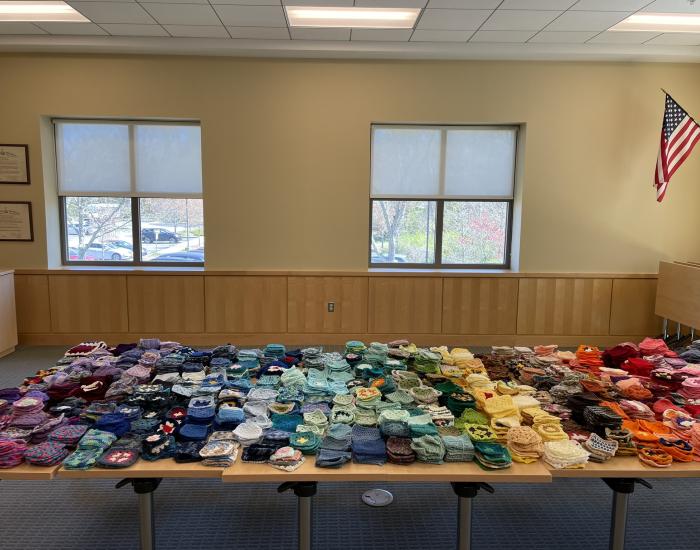 Granny squares donated